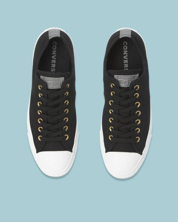 Converse Chuck Taylor All Star Clean N Preme Sneakers Low Sort | CV-352XWK