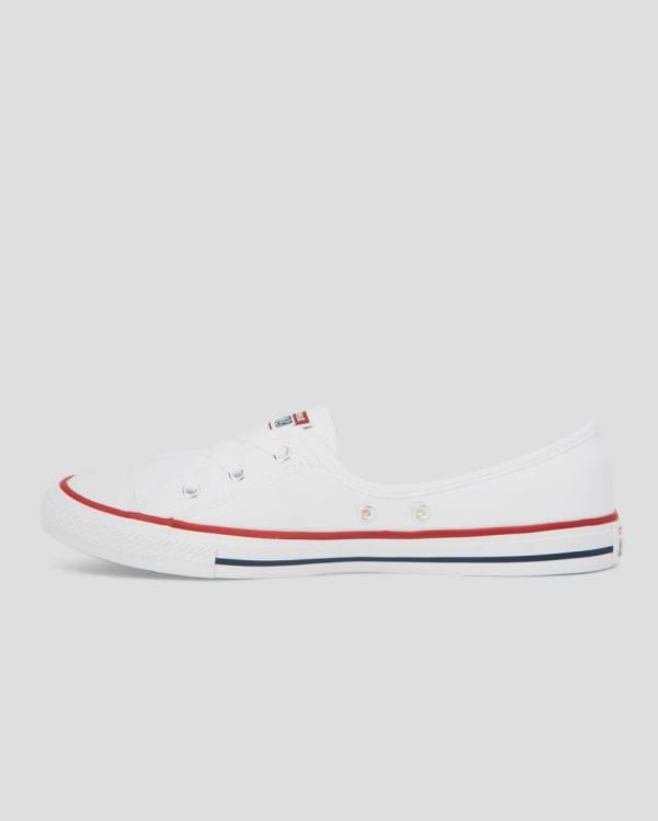 Converse Chuck Taylor All Star Dainty Ballet Blonder Slip Sneakers Low Hvide | CV-204QYS