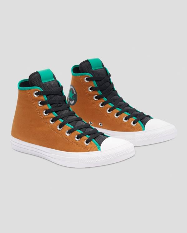 Converse Chuck Taylor All Star Digital Terrain Sneakers High Brune Grøn | CV-164YTE