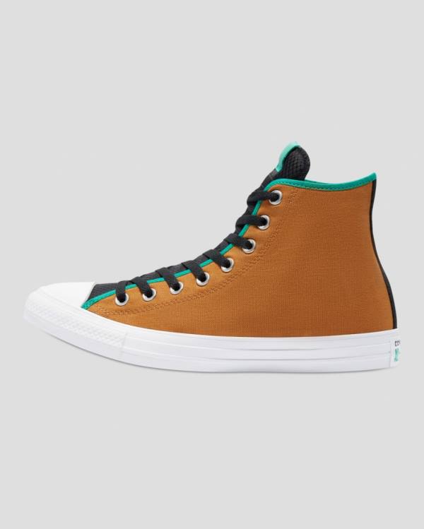 Converse Chuck Taylor All Star Digital Terrain Sneakers High Brune Grøn | CV-164YTE