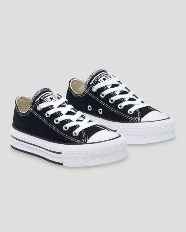 Converse Chuck Taylor All Star EVA Platform Sneakers Low Sort | CV-510NYO