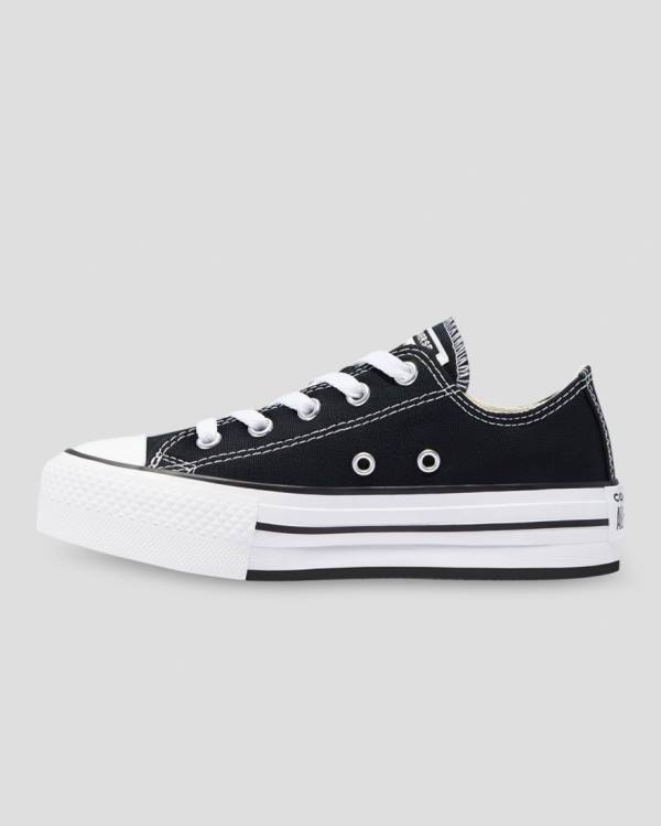 Converse Chuck Taylor All Star EVA Platform Sneakers Low Sort | CV-510NYO