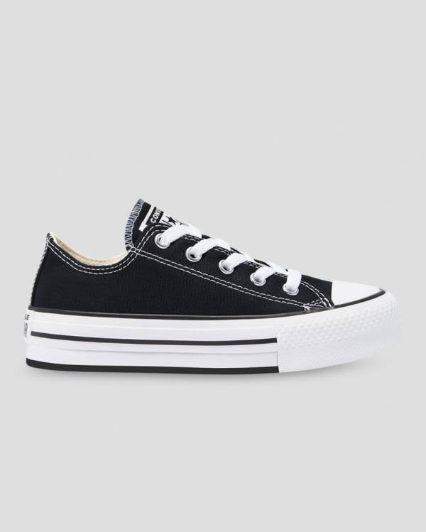 Converse Chuck Taylor All Star EVA Platform Sneakers Low Sort | CV-510NYO