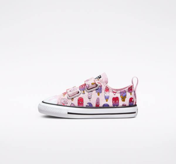 Converse Chuck Taylor All Star Easy-On Frozen Treats Sneakers Low Lyserød Lyserød | CV-347NRE