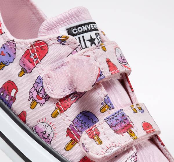 Converse Chuck Taylor All Star Easy-On Frozen Treats Sneakers Low Lyserød Lyserød | CV-347NRE