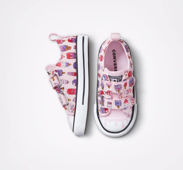 Converse Chuck Taylor All Star Easy-On Frozen Treats Sneakers Low Lyserød Lyserød | CV-347NRE