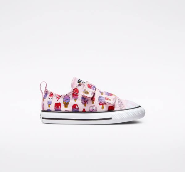 Converse Chuck Taylor All Star Easy-On Frozen Treats Sneakers Low Lyserød Lyserød | CV-347NRE