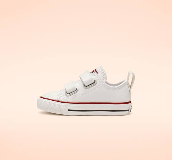 Converse Chuck Taylor All Star Easy-On Læder Sneakers Low Hvide | CV-480JGH