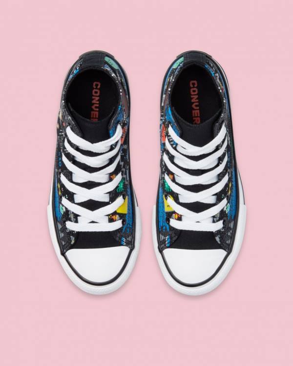 Converse Chuck Taylor All Star Gamer Print Sneakers High Sort | CV-063THB