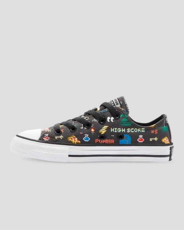 Converse Chuck Taylor All Star Gamer Print Sneakers Low Sort | CV-605IEC