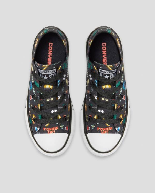 Converse Chuck Taylor All Star Gamer Print Sneakers Low Sort | CV-605IEC