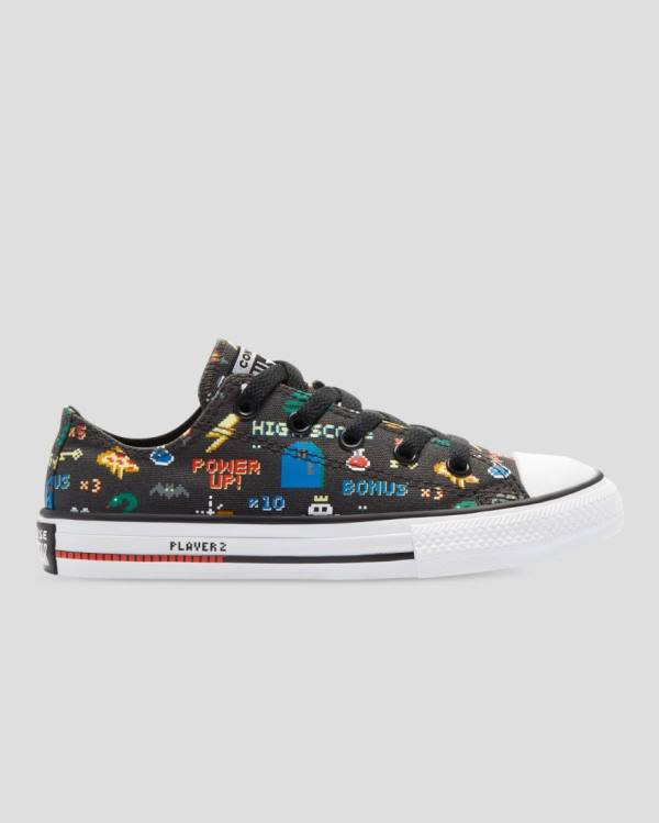 Converse Chuck Taylor All Star Gamer Print Sneakers Low Sort | CV-605IEC