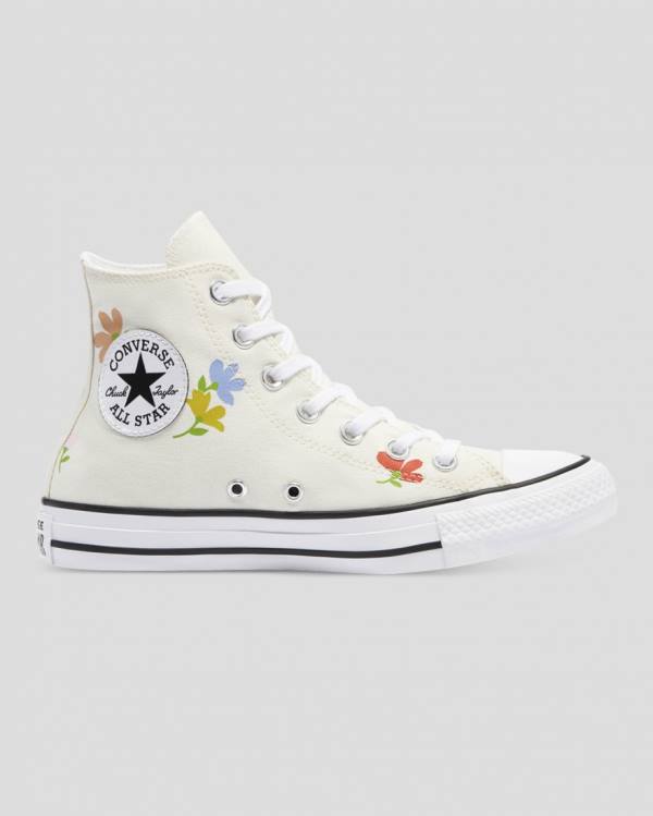 Converse Chuck Taylor All Star Garden Party Sneakers High Beige | CV-461RXQ