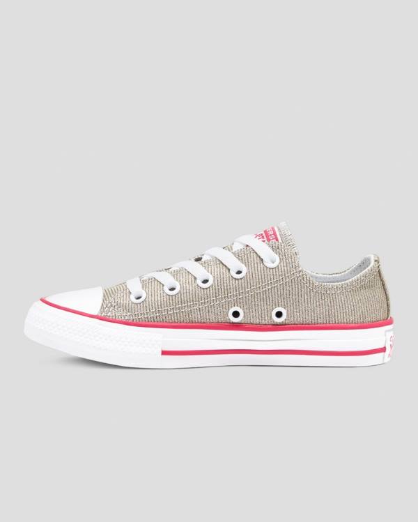 Converse Chuck Taylor All Star Glitter Tekstil Sneakers Low Brune | CV-254WYD