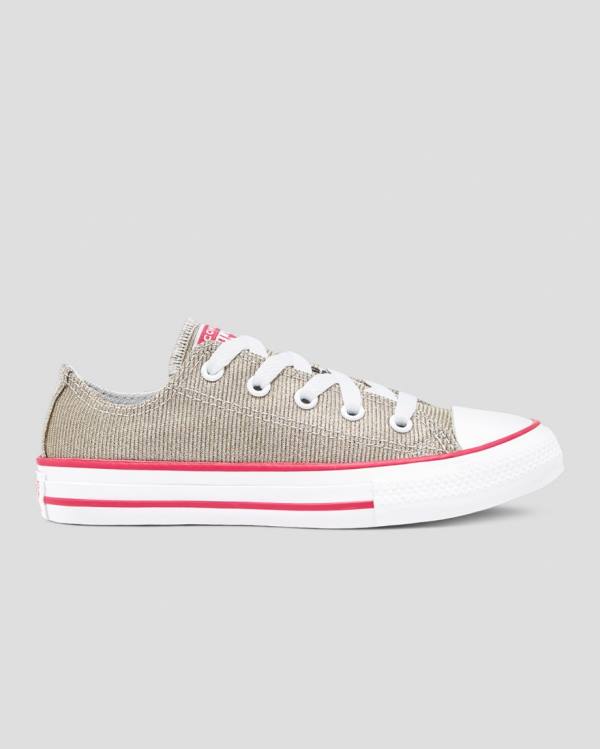 Converse Chuck Taylor All Star Glitter Tekstil Sneakers Low Brune | CV-254WYD