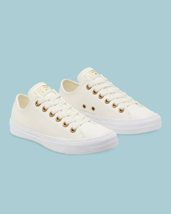 Converse Chuck Taylor All Star Go Gold SL Sneakers Low Beige | CV-140DEZ