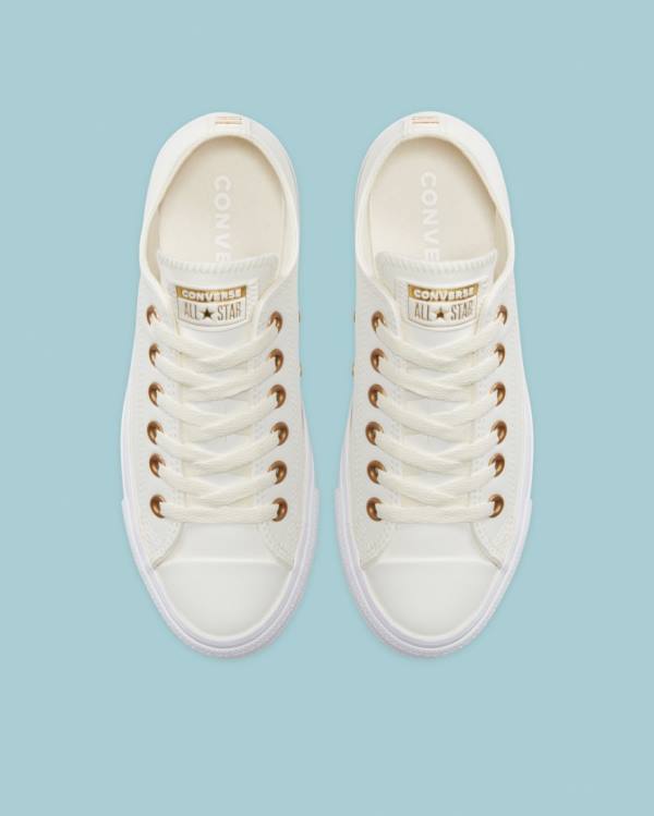 Converse Chuck Taylor All Star Go Gold SL Sneakers Low Beige | CV-140DEZ