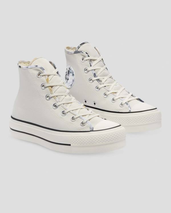 Converse Chuck Taylor All Star Lift Festival Sneakers High Beige | CV-754MDE