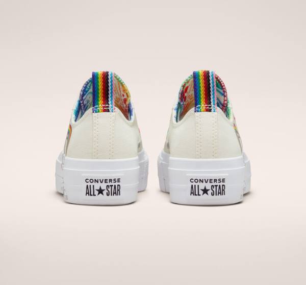 Converse Chuck Taylor All Star Lift Platform Pride Sneakers Low Rød | CV-524DFK