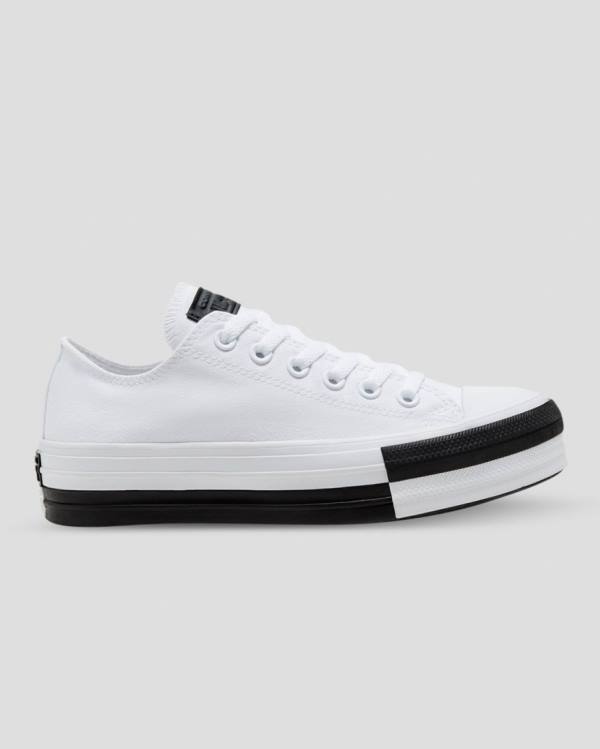 Converse Chuck Taylor All Star Lift Rivals Sneakers Low Hvide | CV-548JPM