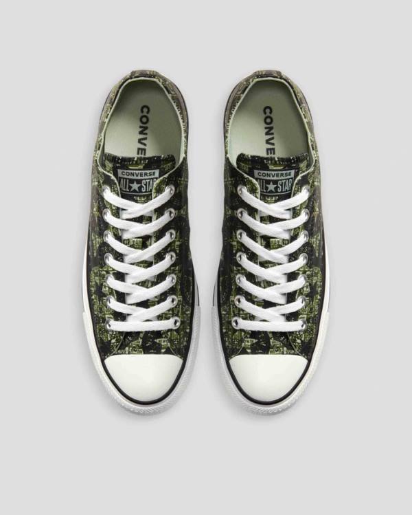 Converse Chuck Taylor All Star Logo Replay Sneakers Low Sort | CV-521YMX