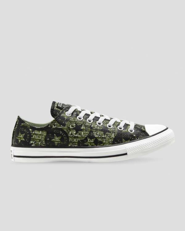 Converse Chuck Taylor All Star Logo Replay Sneakers Low Sort | CV-756JRC