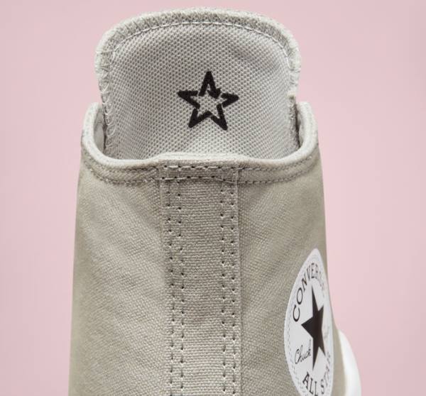 Converse Chuck Taylor All Star Move Platform Seasonal Color Sneakers High Olivengrøn Hvide Hvide | CV-960AZL