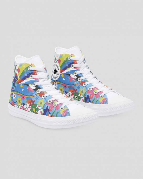 Converse Chuck Taylor All Star Pride Sneakers High Flerfarvede | CV-045HZX