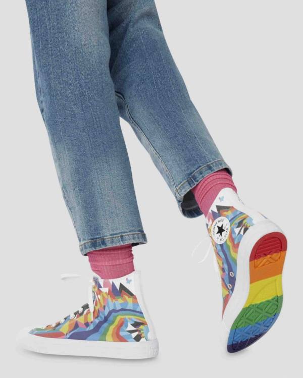 Converse Chuck Taylor All Star Pride Sneakers High Flerfarvede | CV-045HZX