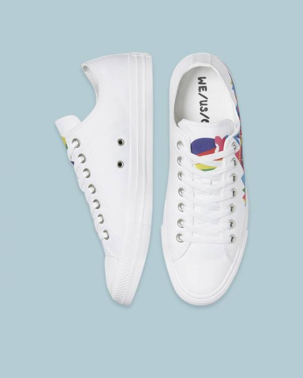 Converse Chuck Taylor All Star Pride Sneakers Low Hvide | CV-175CRO