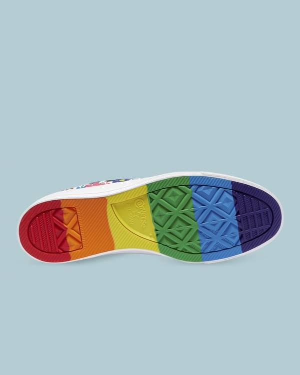 Converse Chuck Taylor All Star Pride Sneakers Low Hvide | CV-368OIV