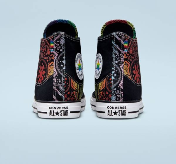 Converse Chuck Taylor All Star Pride Sneakers High Sort Rød | CV-849ULN