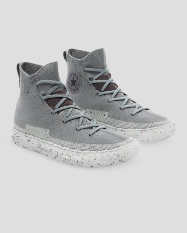 Converse Chuck Taylor All Star Renew Crater Knit Sneakers High Grå | CV-274NFR