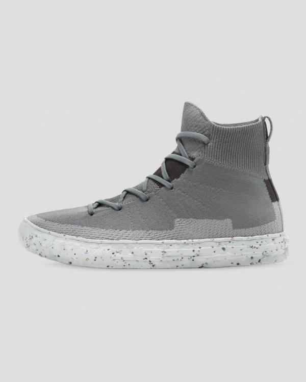 Converse Chuck Taylor All Star Renew Crater Knit Sneakers High Grå | CV-274NFR