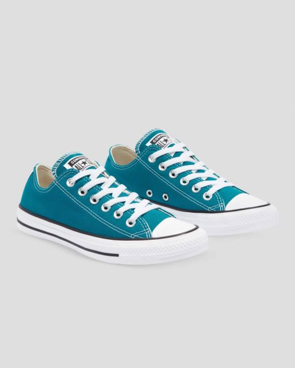 Converse Chuck Taylor All Star Seasonal Sneakers Low Blå | CV-182AQB