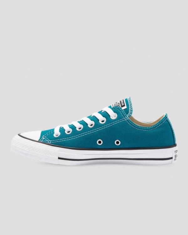 Converse Chuck Taylor All Star Seasonal Sneakers Low Blå | CV-182AQB