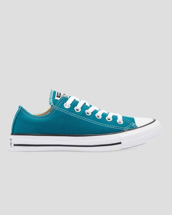 Converse Chuck Taylor All Star Seasonal Sneakers Low Blå | CV-182AQB