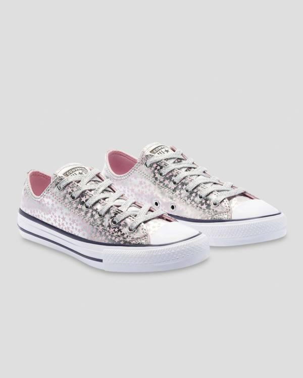 Converse Chuck Taylor All Star Shes A Star Sneakers Low Lyserød Sølv | CV-184SEU