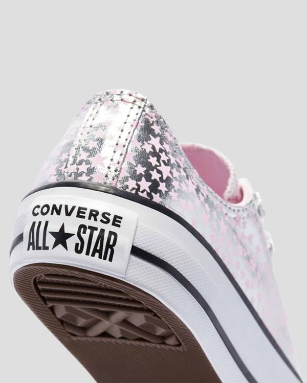 Converse Chuck Taylor All Star Shes A Star Sneakers Low Lyserød Sølv | CV-184SEU