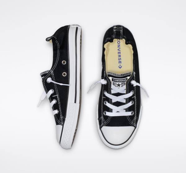 Converse Chuck Taylor All Star Shoreline Slip Sneakers Low Sort | CV-128HUB