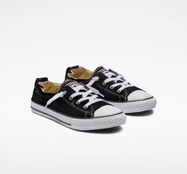 Converse Chuck Taylor All Star Shoreline Slip Sneakers Low Sort | CV-128HUB