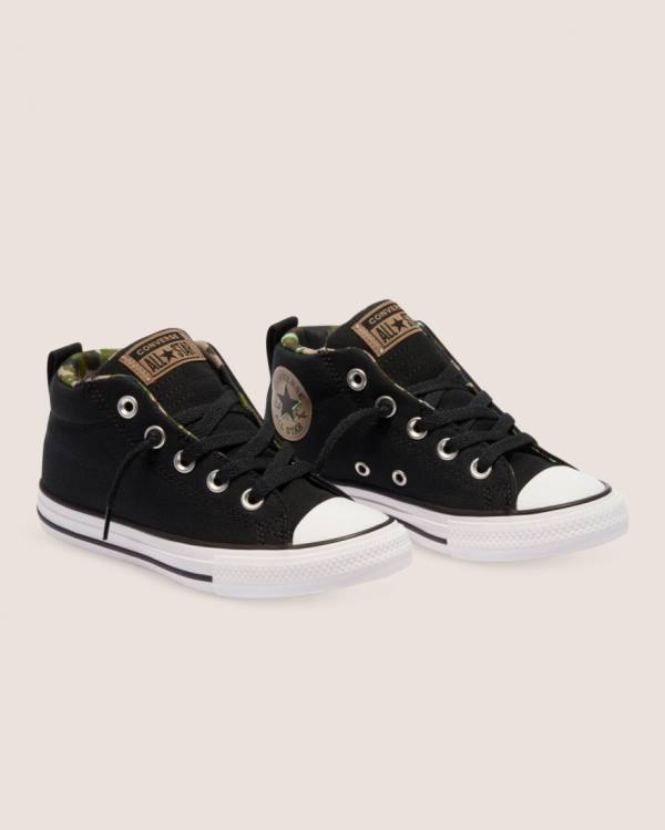 Converse Chuck Taylor All Star Street Digi Camo Sneakers High Sort | CV-756KBI