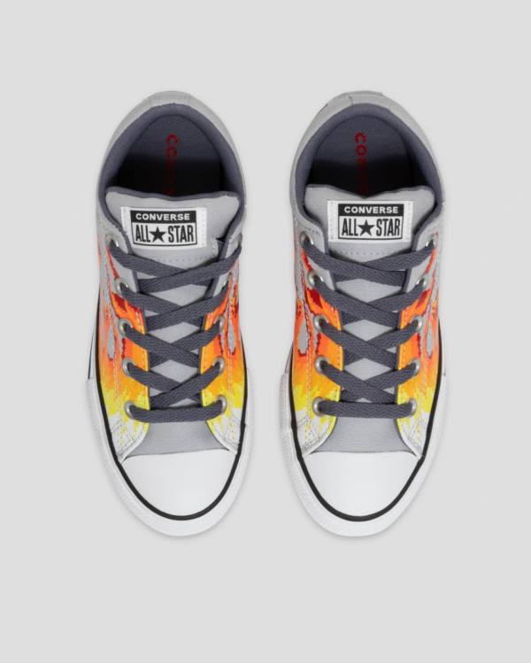 Converse Chuck Taylor All Star Street Digi Flame Sneakers Low Grå Gul | CV-965HBX