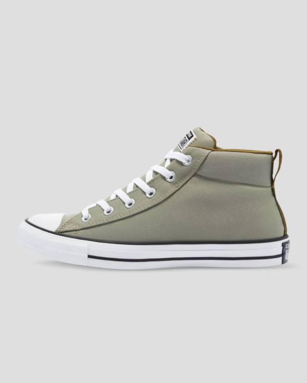 Converse Chuck Taylor All Star Street Light Field Surplus Sneakers High Grøn | CV-483RDJ