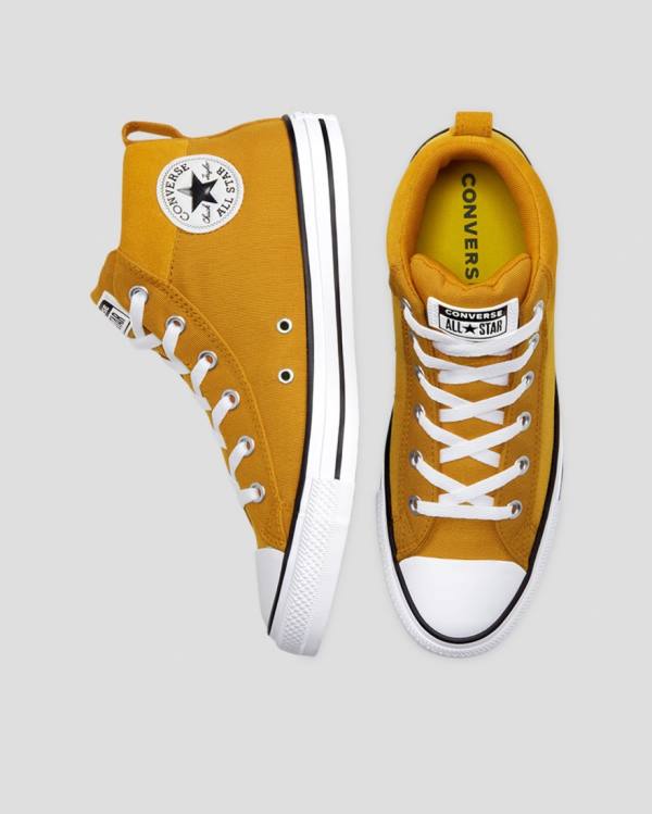 Converse Chuck Taylor All Star Street Mix And Match Sneakers High Gul | CV-643UVN