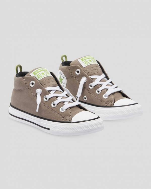 Converse Chuck Taylor All Star Street Sneakers High Brune | CV-057ZGJ