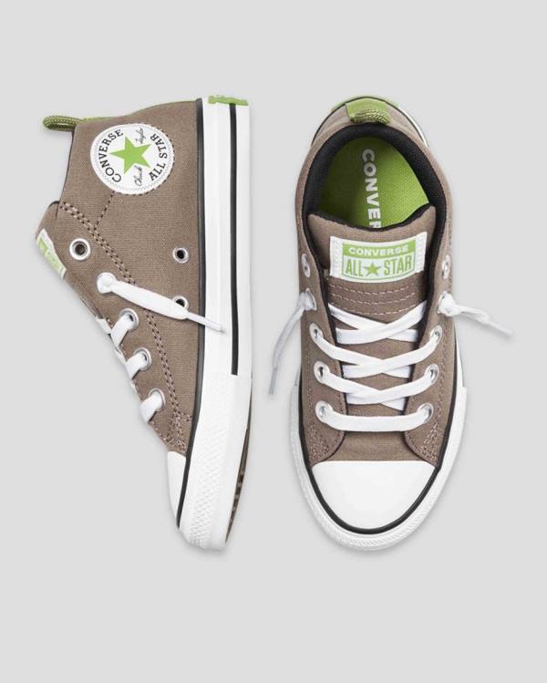 Converse Chuck Taylor All Star Street Sneakers High Brune | CV-057ZGJ