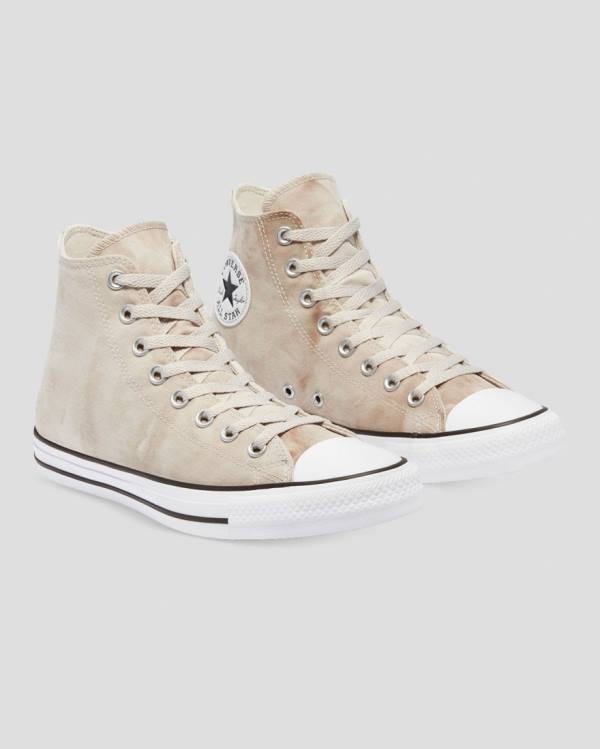 Converse Chuck Taylor All Star Summer Daze Wash Sneakers High Khaki | CV-397GLW