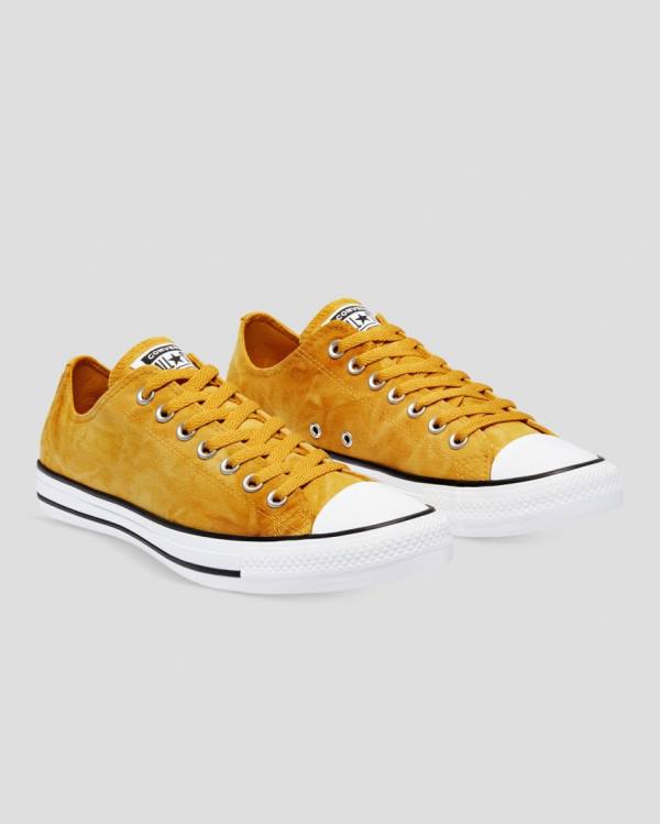 Converse Chuck Taylor All Star Summer Daze Wash Sneakers Low Gul | CV-534RDW