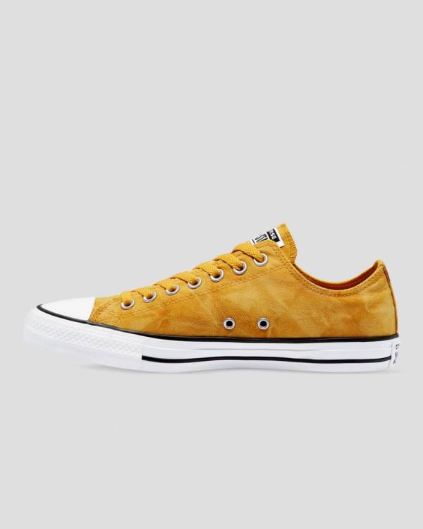 Converse Chuck Taylor All Star Summer Daze Wash Sneakers Low Gul | CV-534RDW